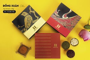 Bánh trung thu Madame Hương - Đồng Xuân Phố (hộp 4 bánh x 150gr)