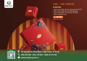 Bánh trung thu Richy 2022 hộp Thu Phong - 4 bánh