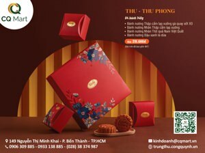 Bánh trung thu Richy 2022 hộp Thu Phong - 4 bánh