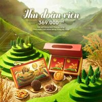 Bánh trung thu set “Thu Đoàn Viên” Hộp 02 bánh – Nông Lâm Food