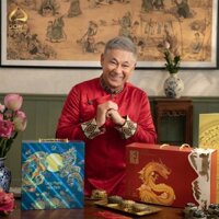 BÁNH TRUNG THU THĂNG LONG THỊNH VƯỢNG ( 2 BÁNH PHUN VÀNG + 1 VANG RỒNG 2024)