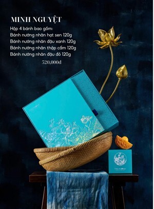 Bánh trung thu Thu Hương hộp Minh Nguyệt - 6 bánh