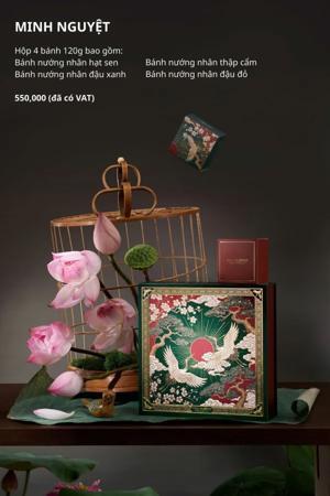 Bánh trung thu Thu Hương hộp Minh Nguyệt - 6 bánh