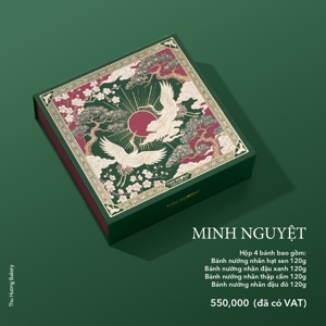 Bánh trung thu Thu Hương hộp Minh Nguyệt - 6 bánh