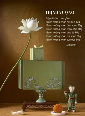 Bánh trung thu Thu Hương hộp Thịnh Vượng - 6 bánh
