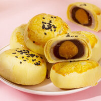 Bánh trung thu tuyết nhân trứng muối, hương vị bánh mì ăn sáng, món ăn đặc sản
