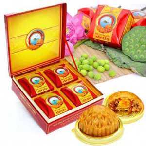 Bánh Trung Thu Yến sào nhân mềm hộp 4 bánh x 200g