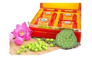 Bánh trung thu Yến Sào nhân mềm hộp 4 bánh x 120gr