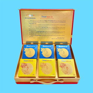 Bánh trung thu Yến Sào nhân mềm hộp 6 bánh x 200gr