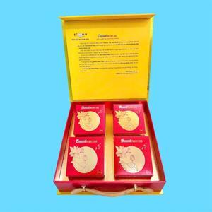 Bánh trung thu Yến Sào thập cẩm hộp 4 bánh x 120gr