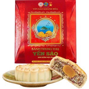 Bánh trung thu Yến Sào thập cẩm hộp 1 bánh x 200gr