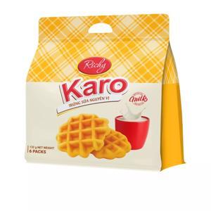 Bánh trứng tươi chà bông Karo Richy - 156g (6 gói x 26g)