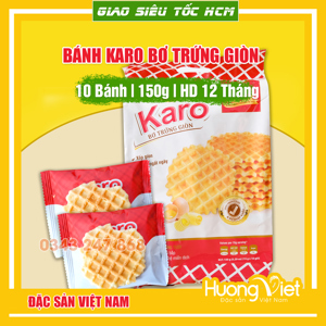 Bánh trứng tươi chà bông Karo Richy - 156g (6 gói x 26g)