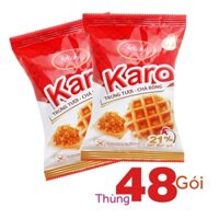 Bánh trứng tươi chà bông Karo Richy thùng 48 gói