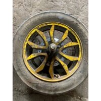 Bánh trước xe điện 300-10 loại phanh đĩa hàng cũ tháo xe