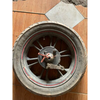 Bánh trước xe điện 90/90-12 phanh cơ hàng cũ zin tháo xe