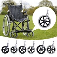 Bánh trước xe lăn WUZIA, Bánh xe mua sắm thay thế bằng cao su, linh hoạt với phuộc trước 6 / 7 / 8Inch Xe đẩy du lịch chống trượt Phụ kiện xe lăn