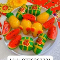Bánh tuổi thơ đậu xanh nước cốt dừa siro rau cau