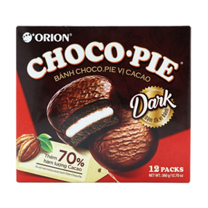 Bánh vị ca cao Choco-pie Dark hộp 360g (12 cái)
