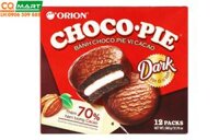 Bánh Vị Ca Cao Choco-pie Dark Hộp 396g (12 cái)
