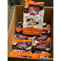 BÁNH WAFER PHỦ SOCOLA NHÂN KEM VỊ CAM 800G - TURKEY/ choco wafer mini coated wafer with orange cream