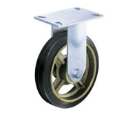 Bánh xe cao su cố định chịu lực nặng 200mm HAMMER CASTER 500BPRCR200