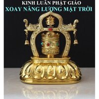 Bánh xe cầu nguyện kinh luân Phật Giáo VS3, dùng năng lượng mặt trời tịnh tâm & bình an