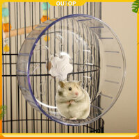 Bánh xe chạy bộ OUTOP Hamster cho lồng, Bánh xe chạy bộ tập thể dục Hamster im lặng 6,7 inch, Bánh xe chạy trong suốt, Máy quay yên tĩnh có thể điều chỉnh cho chuột lang