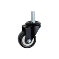 Bánh xe cọc vít nhựa PVC BXD118 xoay