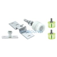 Bánh xe cửa lùa treo ray nhôm dạng trụ