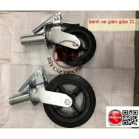Bánh xe đẩy giàn giáo đường kính 160mm ,bánh xe giàn giáo chịu lực, bánh xe giàn giáo