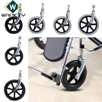 Bánh xe đẩy mua sắm WAPKTY, Bánh xe lăn thay thế 6 / 7 / 8Inch, Cao su linh hoạt Chống trượt với phuộc trước Xe đẩy du lịch Phụ kiện xe lăn