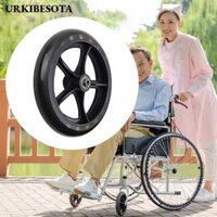 Bánh xe đẩy mua sắm URKIBESOTA, Bánh xe lăn chống trượt 8 inch, Phụ kiện xe lăn thay thế lốp rắn chống mài mòn bền bỉ