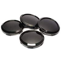 Bánh xe DIY 4 64MM (60mm) PROTON R3 XE RIM TRUNG TÂM CAP Đen Bạc Nhựa ABS