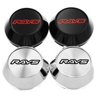 Bánh xe DIY 4 chiếc có vòng kim loại 65mm Nhật Bản Volk Racing Wheel Center Cap Rays TE37 CE28 RE30 CE28 ZE40 Sport Rim Caps 60mm Clip Hub Cover