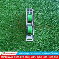 BÁNH XE ĐÔI CỬA LÙA 55 NHÔM KÍNH  MÃ KL27