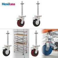 Bánh xe giàn giáo Ngoại hình tiện lợi Dễ dàng cuộn Bánh xe 6 "linh hoạt Bánh xe 360 độ cho kệ bàn làm việc