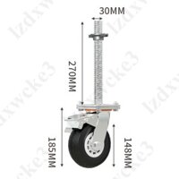 Bánh xe giàn giáo tiện lợi Dễ dàng cuộn Bánh xe 6 inch cho bàn làm việc Cao su
