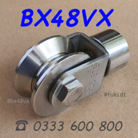 Bánh xe inox 304, xoay 360 ray V KT 22x48mm tải trọng 180kg - BX2248VX