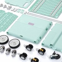 Bánh Xe Kim Loại Từ Tính Kèm Vỏ Bọc Bánh Xe Đẩy / Xe Đẩy Mua Sắm Gấp Gọn Tiện Dụng