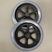 Bánh xe lăn trước màu xám 8 inch