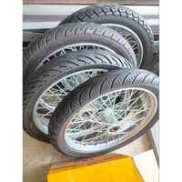 Bánh xe lôi, xe kéo, căm rút 275.17, 300.17 (niềng dày, căm 5li,đùm 52, sẵn bi 6205)