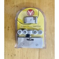 Bánh xe lùa treo cửa kính - 8 bánh cao cấp inox 304