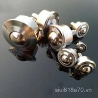 Bánh xe mắt bò thẳng hình trụ nặng, thanh vít bằng thép không gỉ chính xác, bi đa năng SP25-FL