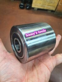 Bánh xe nâng tay bánh xe rùa bằng sắt thép 68x72mm