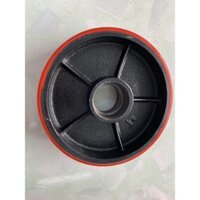 Bánh xe nâng tay PU 180x50mm SỬ DỤNG BẠC ĐẠN 6204 CỐT 20MM