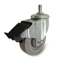 Bánh xe Nylon cọc ren vít xoay thắng nhựa Ethos 253NIY100T10/T06