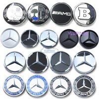 Bánh Xe Ô Tô Trung Tâm Trung Tâm Mũ Huy Hiệu Trang Trí Vành Bánh Xe Bao Trung Tâm Hcap Cho Xe Mercedes Benz Mclaren AMG W123 W110 W201 W100 W115 W124 W203 C180 C300 A45 CLA45 GLA45 C43 C63 A180 A200