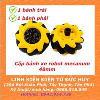 Bánh xe robot mecanum dò line, tự hành 48mm