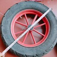 Bánh Xe Rùa Đỏ đường kính 40cm (+-5cm tùy lô lốp) Tải Trọng Lớn Tới 300kg thay thế cho tất cả loại xe